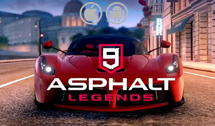 Mobile online game: Asphalt 9 Legends.