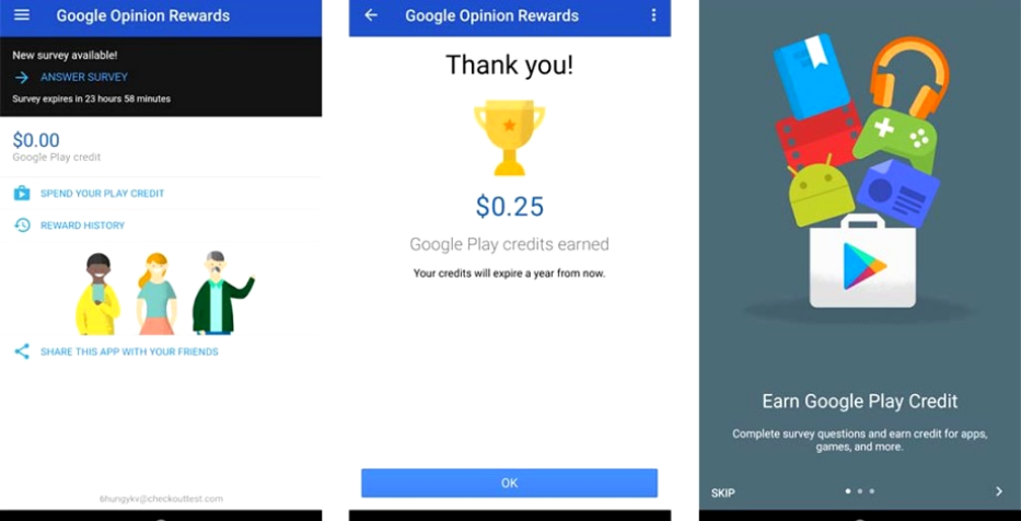 Google Opinion Rewards