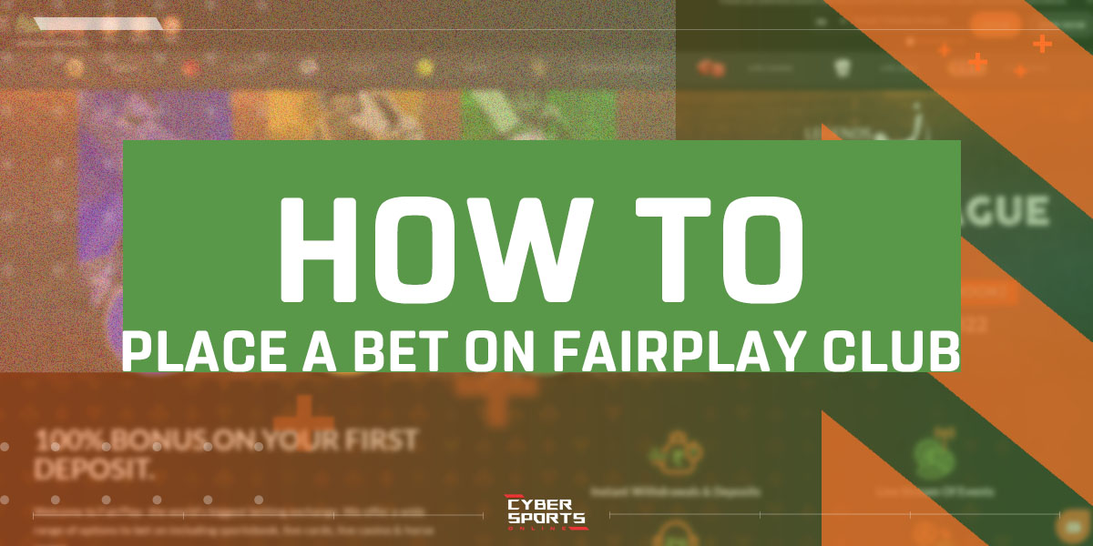 How to place a bet on Fairplay in India