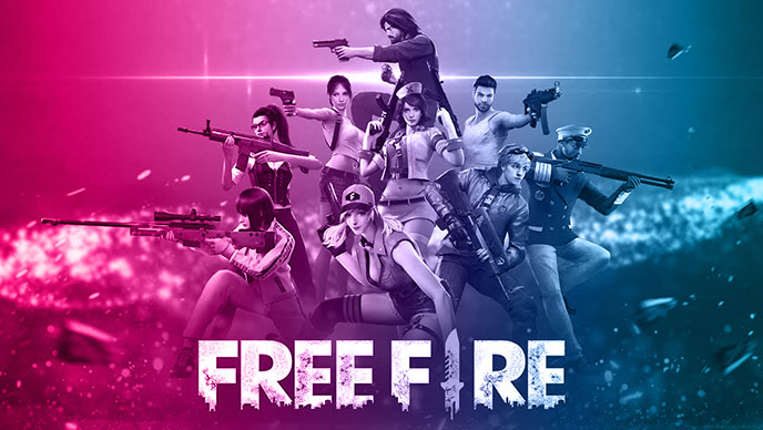 How can you play Free Fire online or download the game?