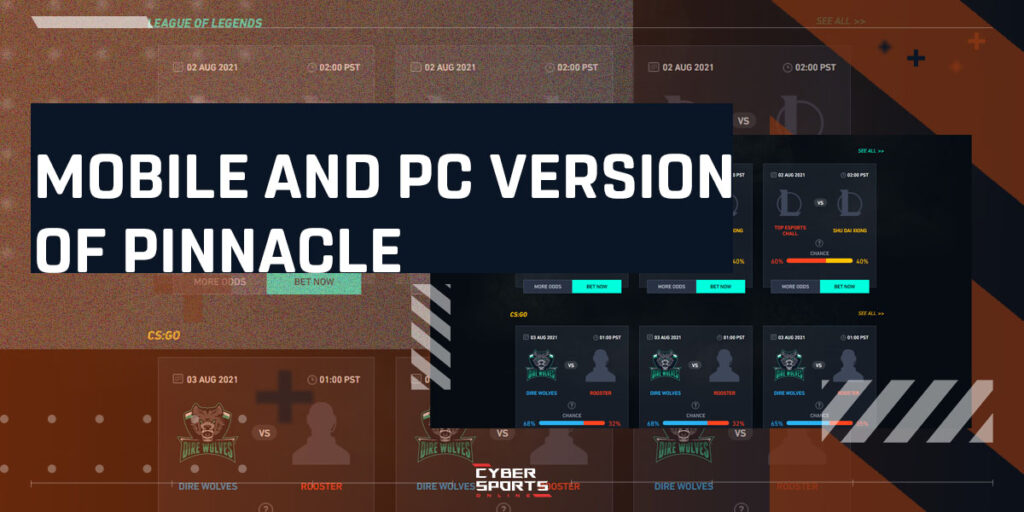 Mobile Version and PC Version of Pinnacle